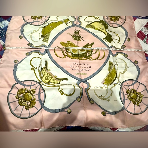 Hermes Springs Silk Scarf, Carre 90 - Picture 1 of 12